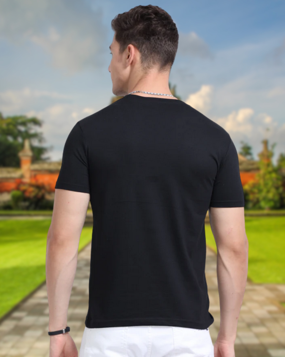 Ramnavami Black T-Shirt With Lord Ram Graphic